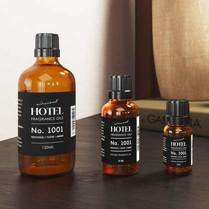 AirScent Hotel Diffuser Oil No. 1001 – Patchouli Clove Amber (30 mL)