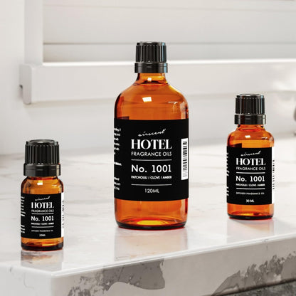 AirScent Hotel Diffuser Oil No. 1001 – Patchouli Clove Amber (30 mL)