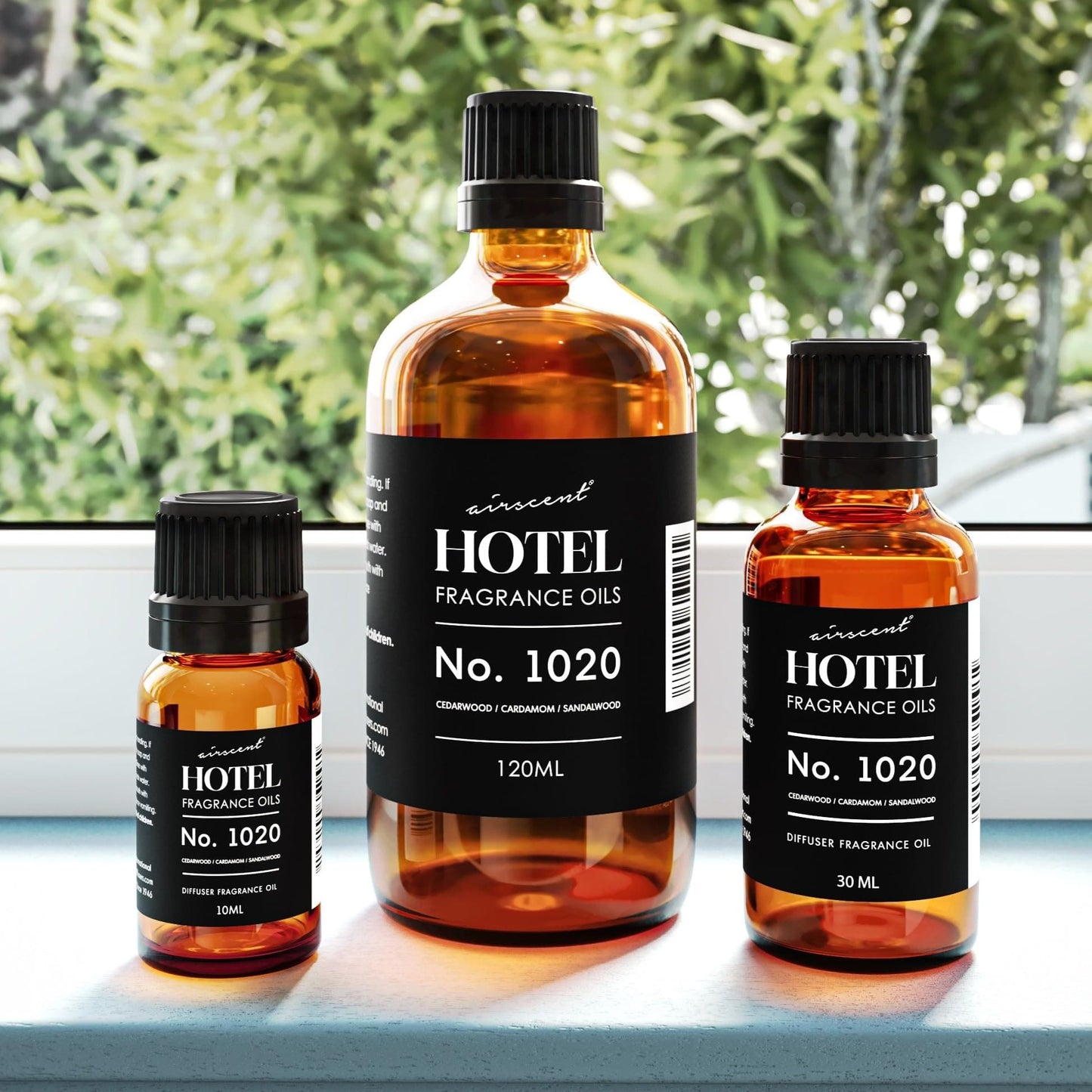 AirScent Hotel Diffuser Oil No. 1020 – Bergamot Cardamom Sandalwood – 10 mL