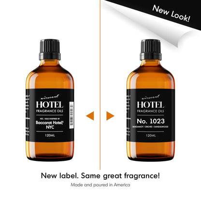 AirScent Hotel Diffuser Oil No. 1023 – Baccarat Scent Love Affair, 30 mL Bottle with Dropper