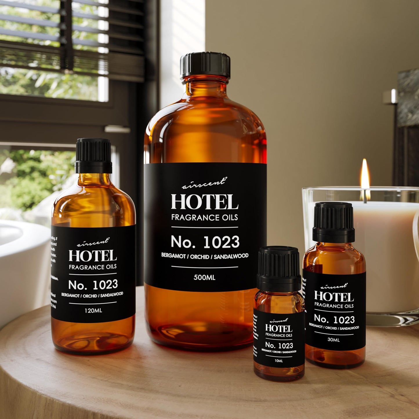 AirScent Hotel Diffuser Oil No. 1023 – Baccarat Scent Love Affair, 30 mL Bottle with Dropper
