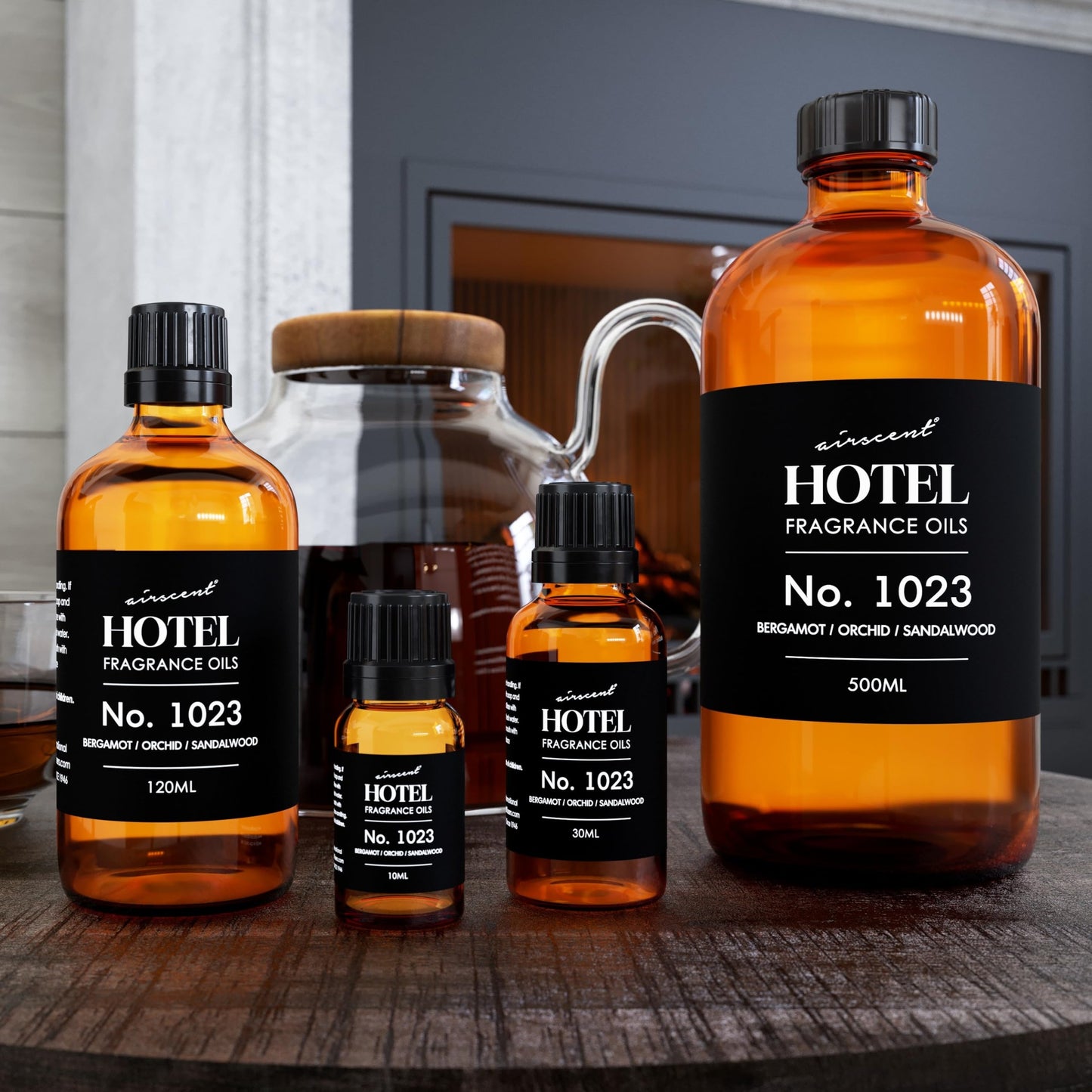AirScent Hotel Diffuser Oil No. 1023 – Baccarat Hotel Inspired, 120 mL