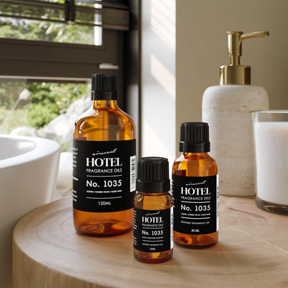 AirScent Hotel Diffuser Oil No. 1035 – Cade 26 Santal Inspired (10 mL) | Glass Dropper
