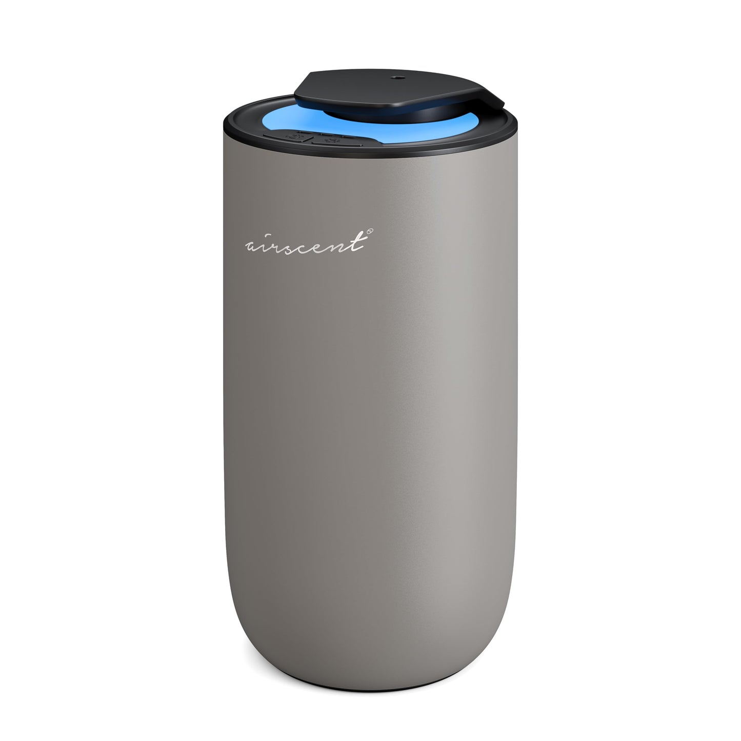 AirScent Mini Waterless Diffuser – Silver Finish, 15 mL, Night Light, Aromatherapy for Home & Office