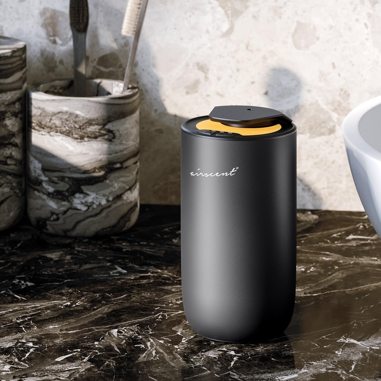 AirScent Mini Waterless Diffuser - Titanium Black (15 mL)