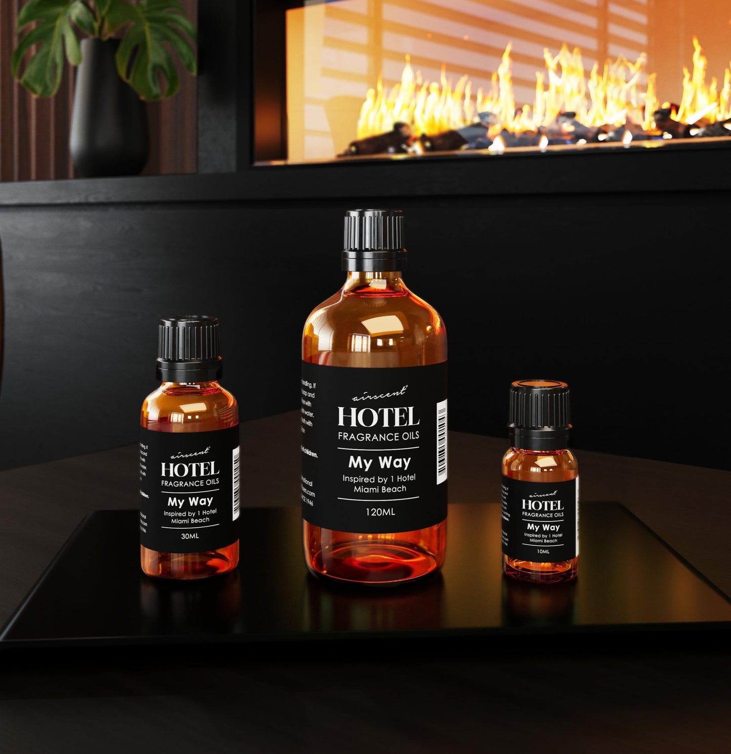 AirScent My Way Diffuser Oil - Inspired by The 1 Hotel Miami Scent, 10 mL Glass Dropper Bottle