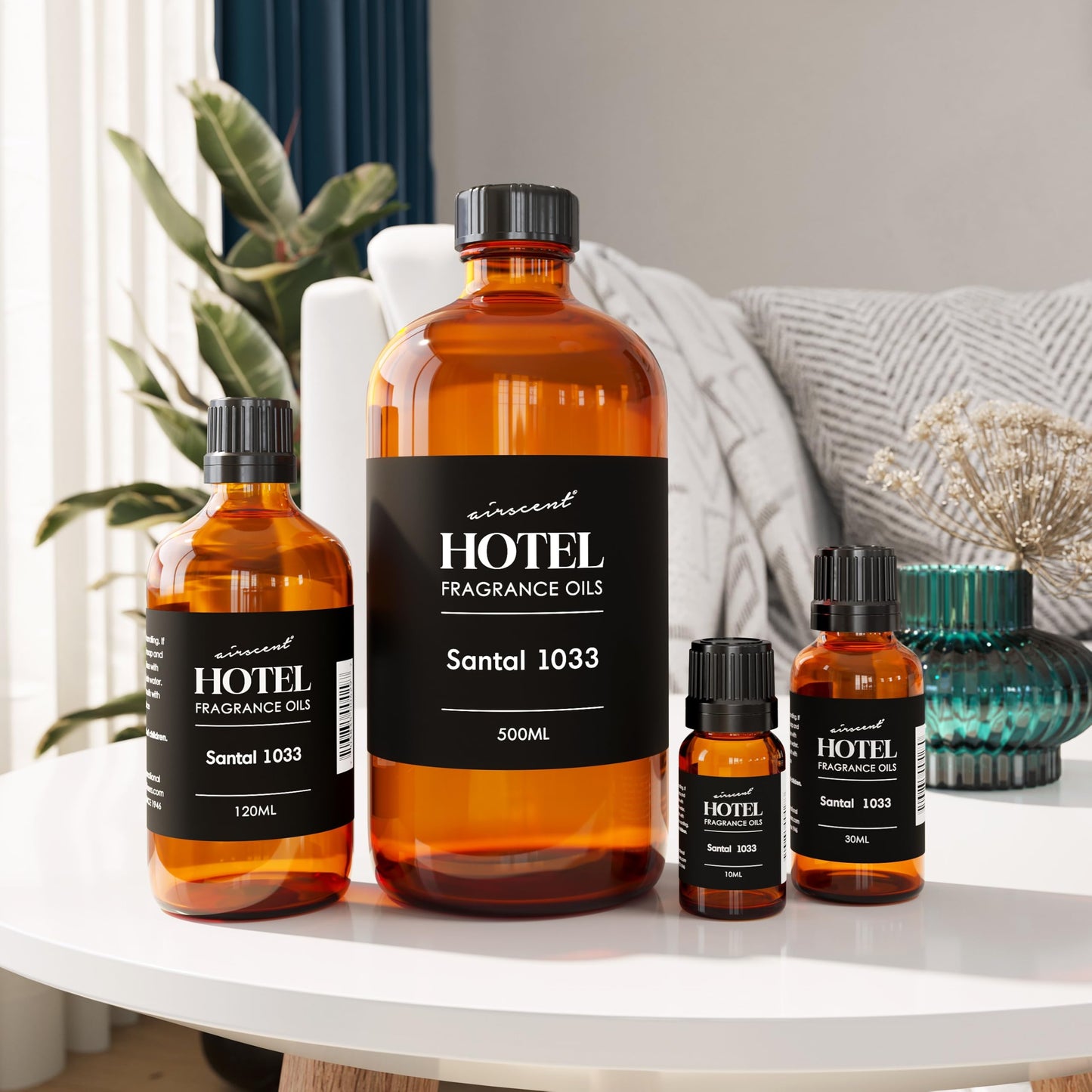 AirScent Santal Diffuser Oil No. 1033 – Santal-33 Inspired Dupe (120 mL)