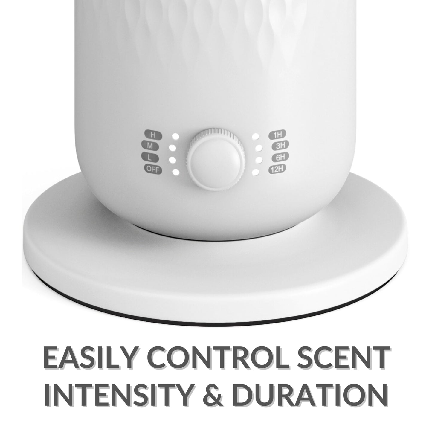AirScent Waterless Diffuser – 4.05 oz White, Fragrance Oil Not Included