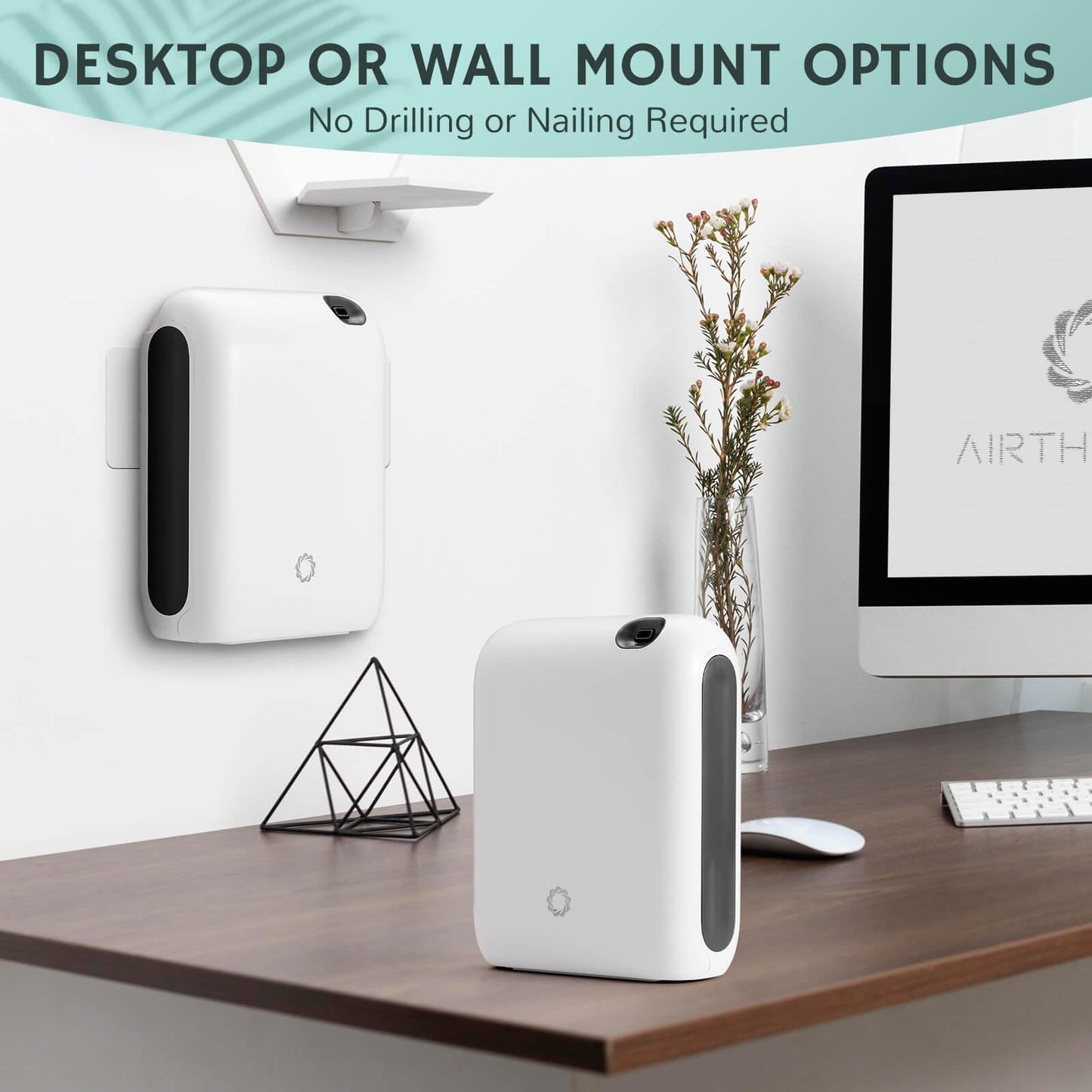 Airthereal Portable Nebulizing Scent Diffuser — 200ml, Waterless, Cold Air Tech, App-Controlled (Up to 2000 sq ft)