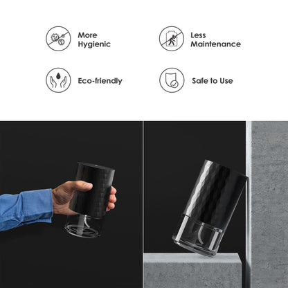 Airversa AN5 Black Waterless Diffuser 100mL – Premium Metal Nebulizer, Battery Operated