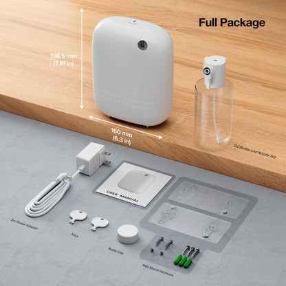 Airversa Waterless Diffuser 400 mL | Up to 2000 sq ft | ANW-White