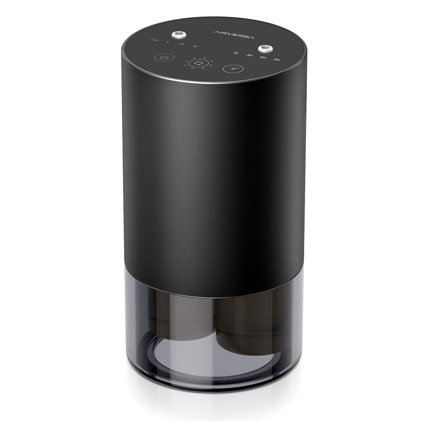 Airversa Dual-Nozzle Waterless Diffuser – 5 Timers, 4 Mist Levels, Car Mode