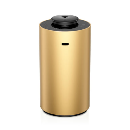 Airversa Waterless Essential Oil Diffuser - 3 Timers, 3 Mist Levels, ANX Premium Metal Gold