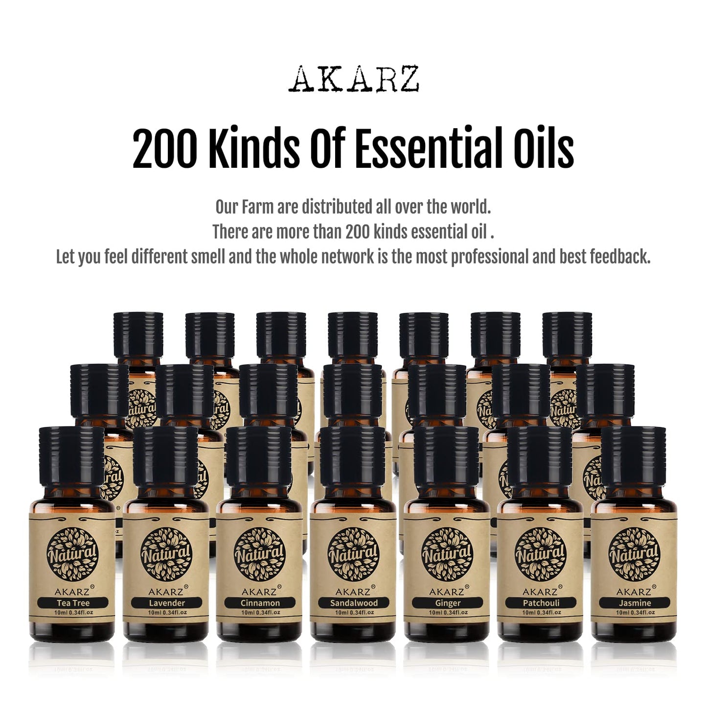 AKARZ 100ml Perilla Essential Oil – Pure Perilla Frutescens for DIY Skincare & Candles