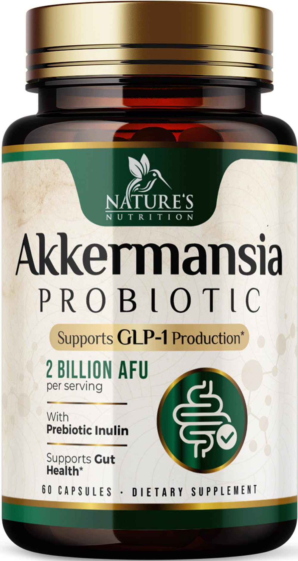 Akkermansia Probiotic 2B AFU | GLP-1 Support - 60 Capsules