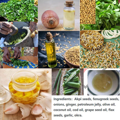 West African Akpi Seeds HIPS Massage Oil for Comfortable Movement