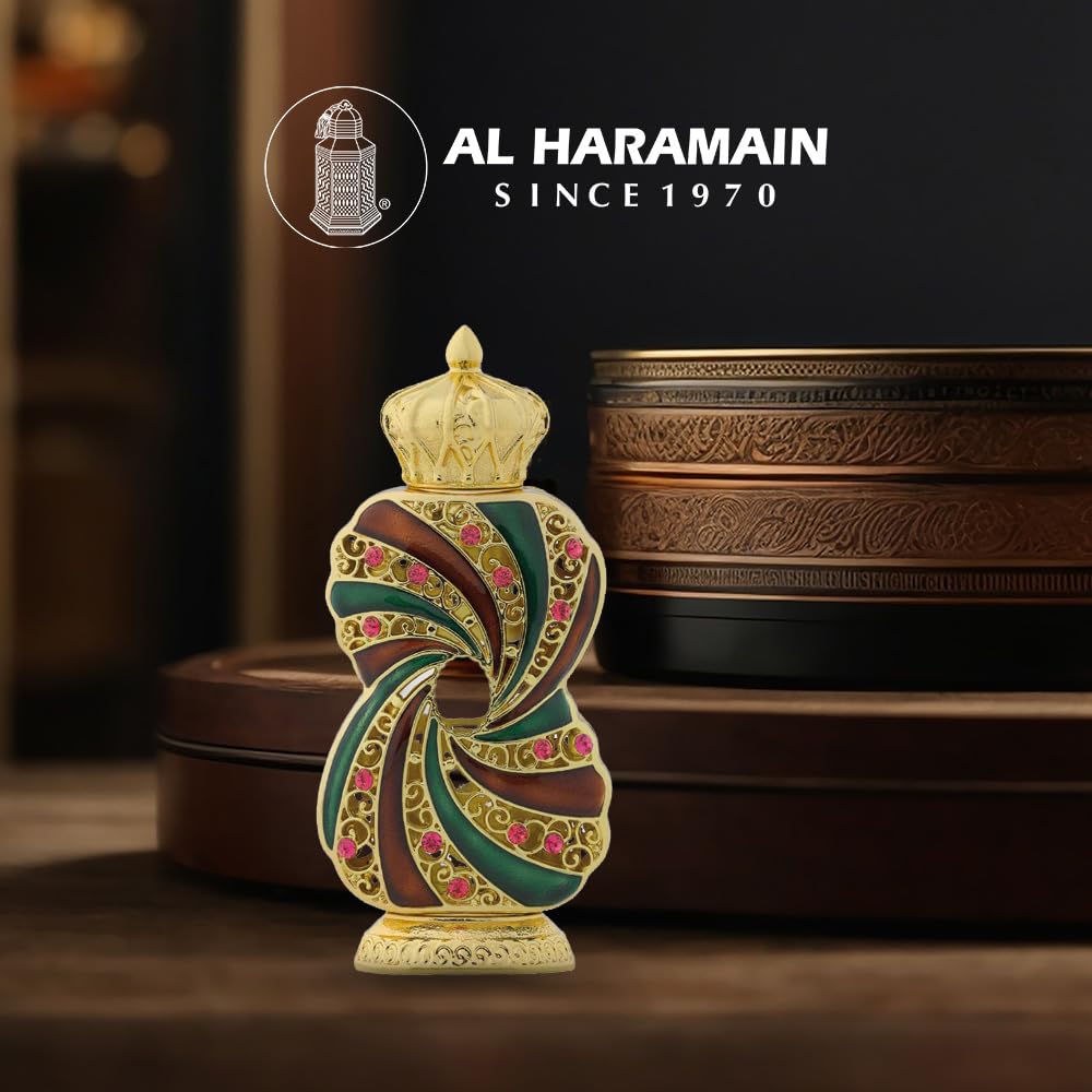 Al Haramain Tanasuk Amber Vanilla Attar Oil – Unisex Arabic Perfume