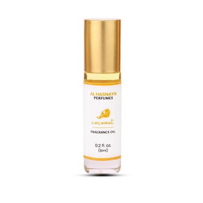 AL-HASNAYN Coconut Fragrance Oil Roll-On Perfume 6ML 0.20 fl oz | Rollerball perfume | Alcohol free | Long Lasting | Gifts for men women