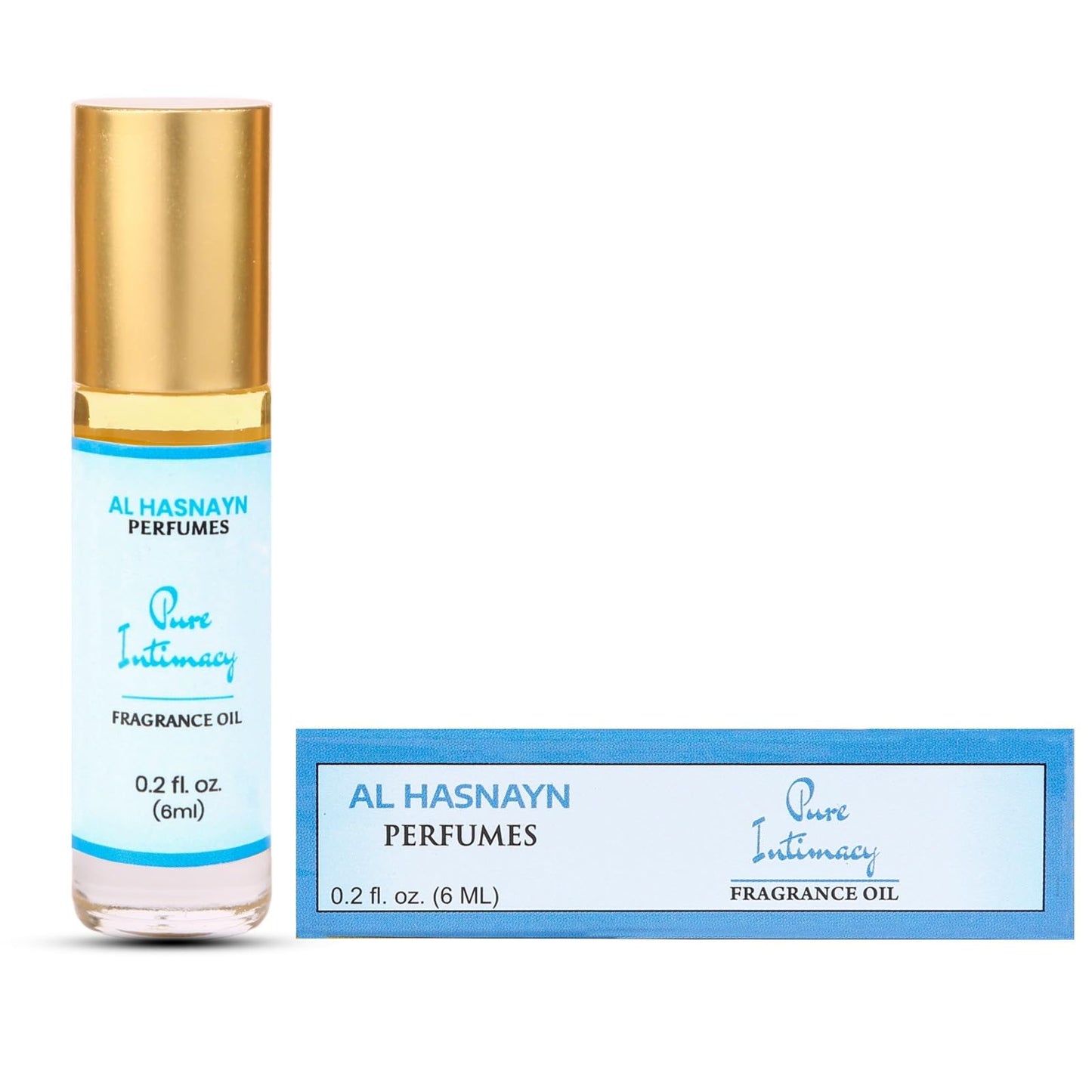 AL-HASNAYN Pure Intimacy Fragrance Oil Roll-On 6ML | Alcohol-Free Long-Lasting Rollerball Perfume