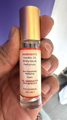AL-HASNAYN Vanilla Vibes Roll-On Perfume – 6ML Alcohol-Free, Long-Lasting