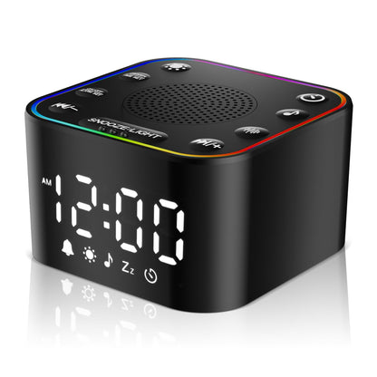 Alampan White Noise Sound Machine with Alarm Clock – 30 Soothing Sounds