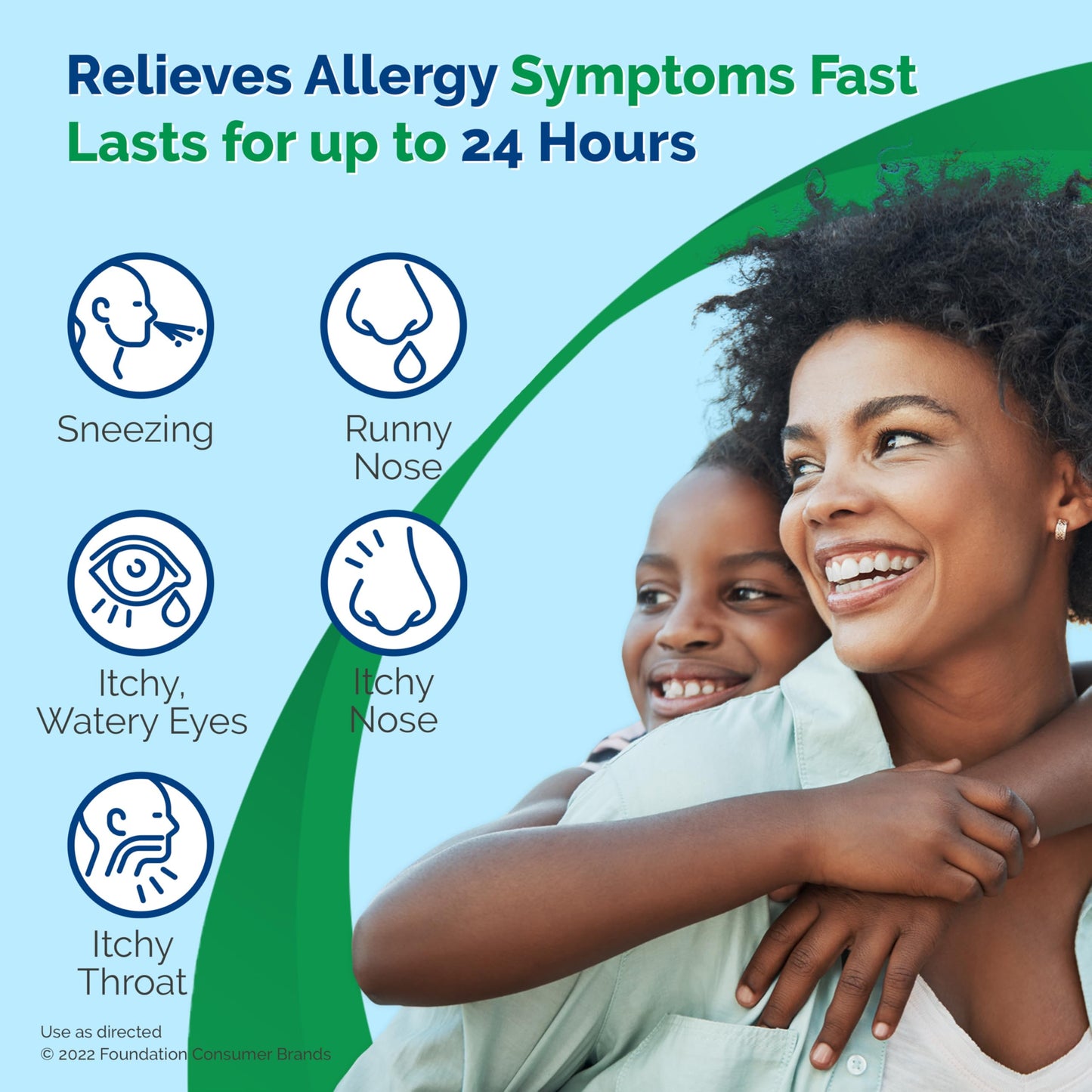 Alavert Allergy 24 Hour Relief – Mint Flavor, Non-Drowsy Loratadine 10 mg, Orally Disintegrating Tablets, 60 Count