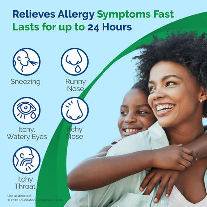 Alavert Allergy 24 Hour Relief – Mint Flavor, Non-Drowsy Loratadine 10 mg, Orally Disintegrating Tablets, 60 Count