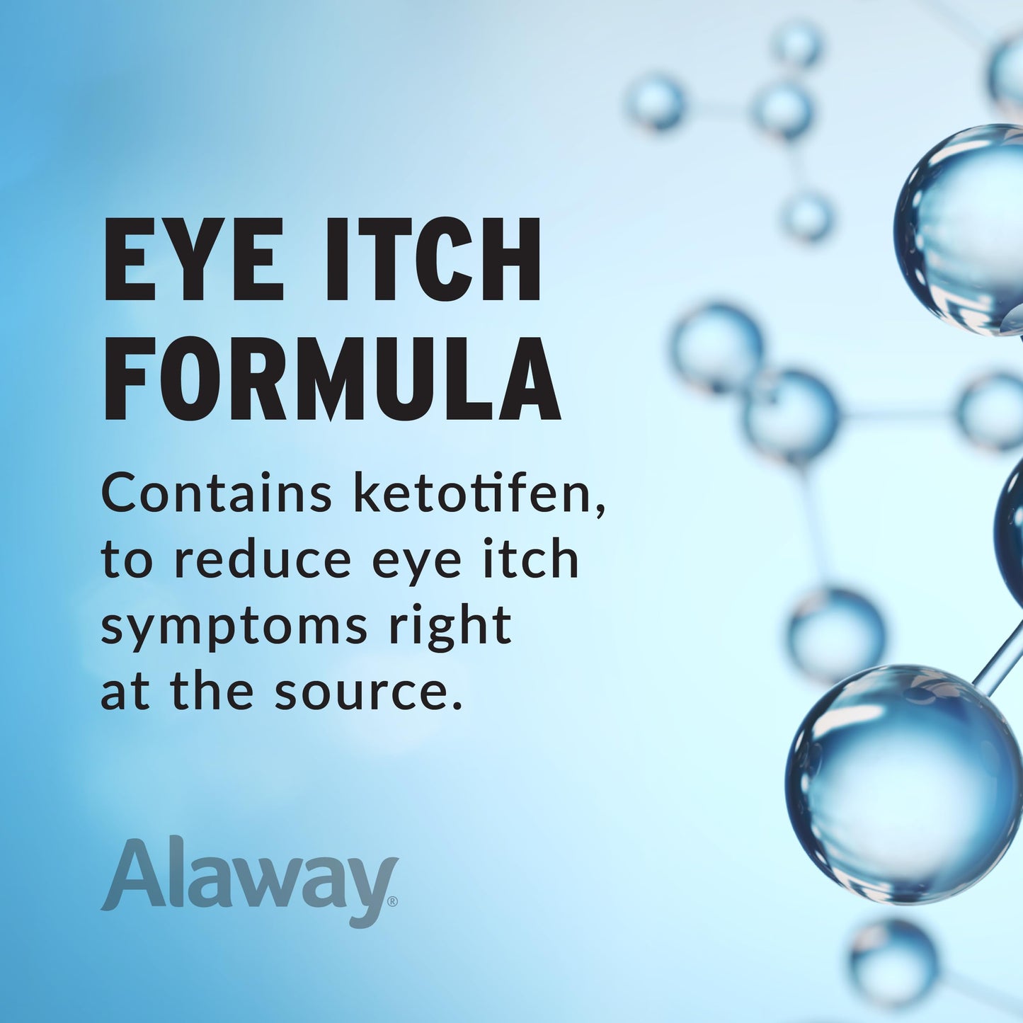 Alaway Antihistamine Eye Drops – Fast-Acting Itch Relief Up to 12 Hours (0.34 fl oz)