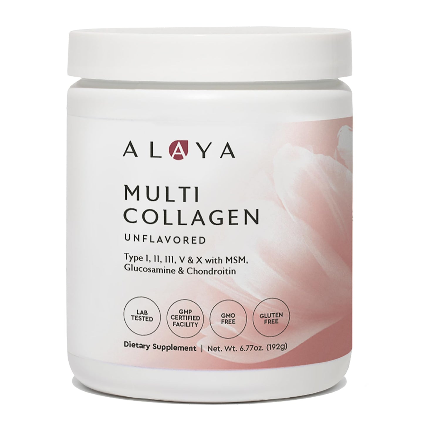 Alaya Multi Collagen Powder – Supports Hair, Skin, Nails & Bone Health | 5 Types Collagen Peptides (20 Servings)