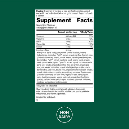 Standard Process Albaplex – Liver & Immune Health Supplement | Non-Dairy | 90 Capsules (45 Servings)