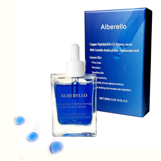 Alberello GHK-Cu Copper Peptides Serum UK for Face – Anti-Aging & Collagen Support 30ml British Harmonia | Natural Makeup & Fragrance by British Harmonia UK