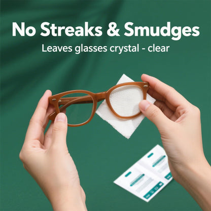 Eye Glasses Cleaner Wipes – Lens Wipes for Glasses & Sunglasses – 200PCS, Individually Wrapped