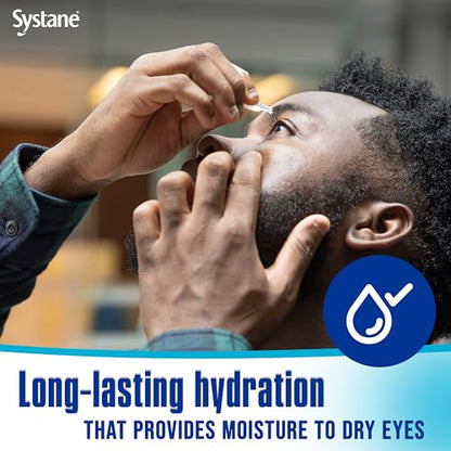 Alcon Hydration Preservative-Free Lubricant Eye Drops – 0.7 mL, 30 Count