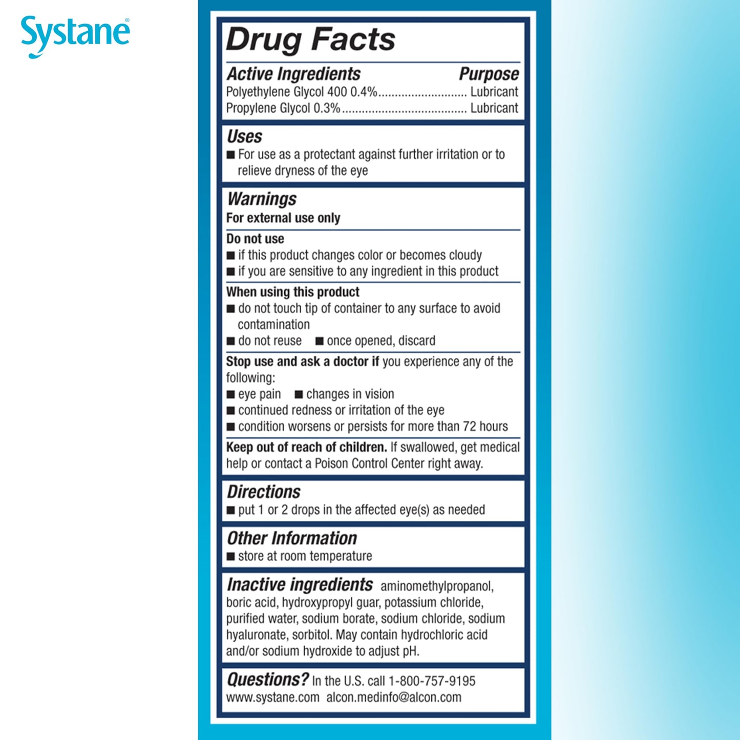 Alcon Hydration Preservative-Free Lubricant Eye Drops – 0.7 mL, 30 Count