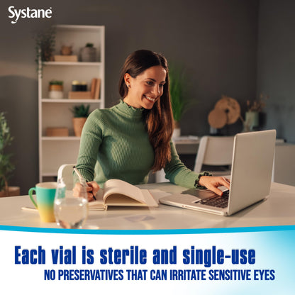 Alcon Hydration Preservative-Free Lubricant Eye Drops – 0.7 mL, 30 Count