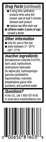 Pataday Once Daily Relief Extra Strength 2.5ml (2 Count) | Alcon Eye Allergy Relief