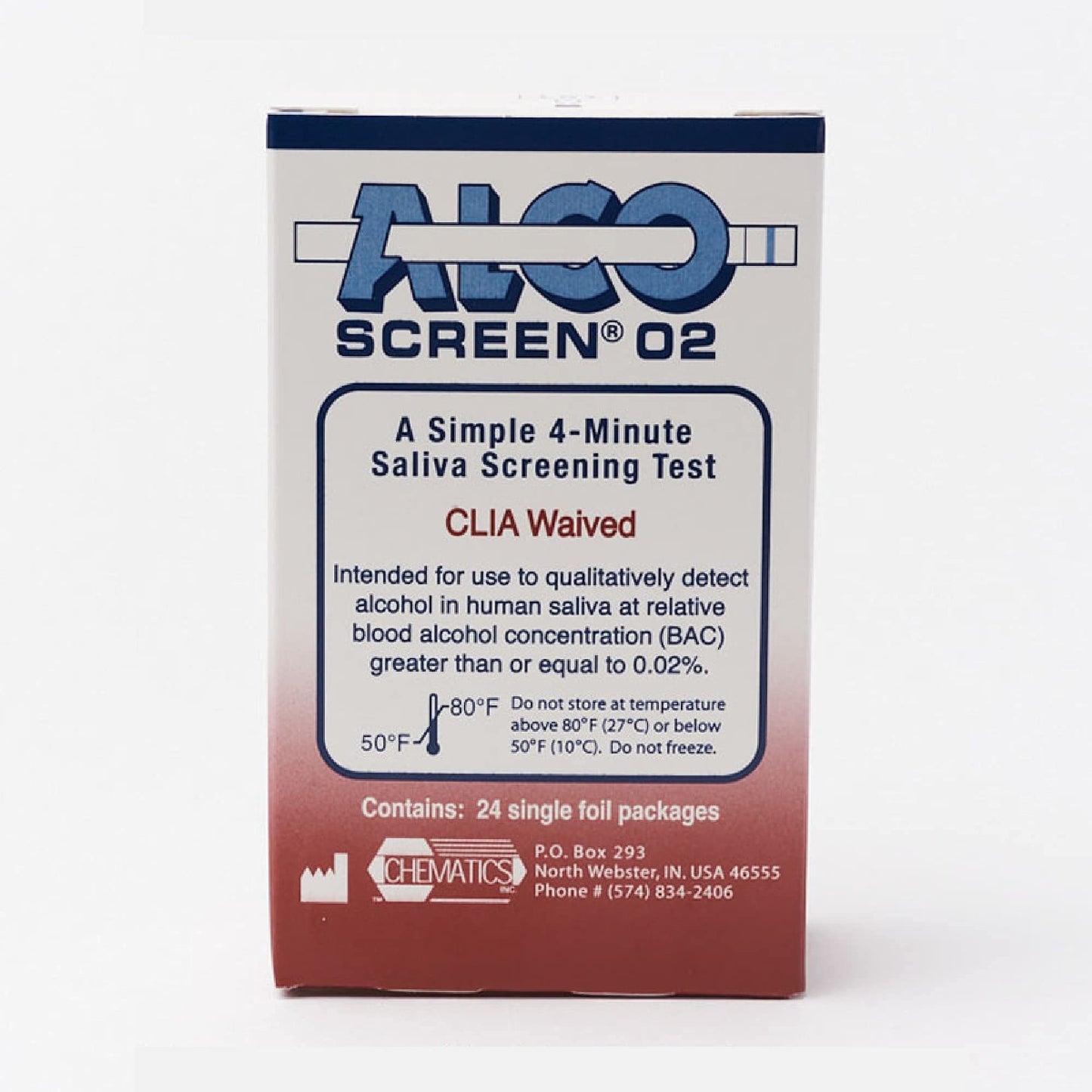 AlcoScreen Saliva Alcohol Screen Test (Pack of 24) – Rapid Detection