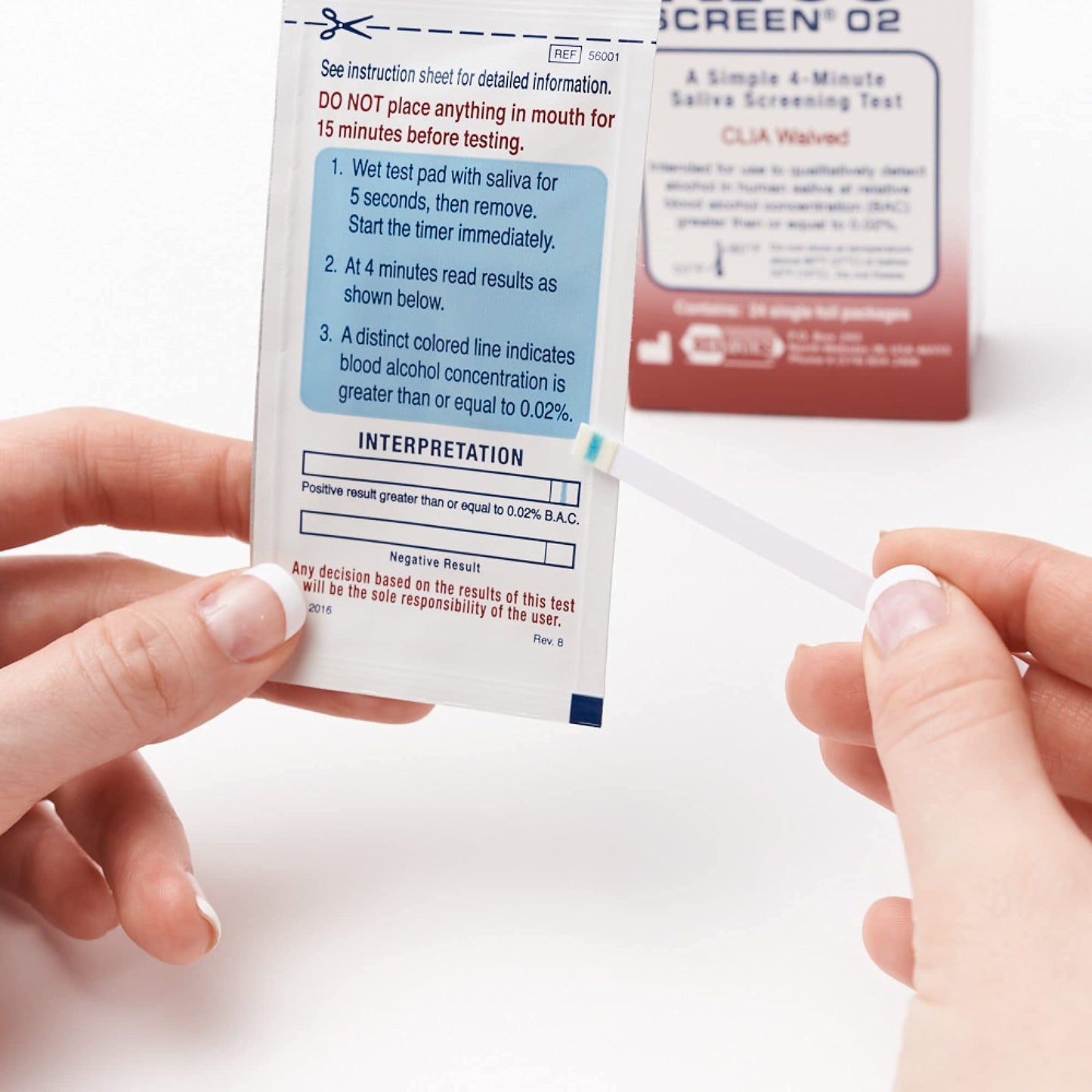 AlcoScreen Saliva Alcohol Screen Test (Pack of 24) – Rapid Detection