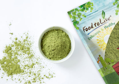 Food to Live Alfalfa Powder - 8 oz, Raw Whole Leaves, Vegan, Keto & Paleo
