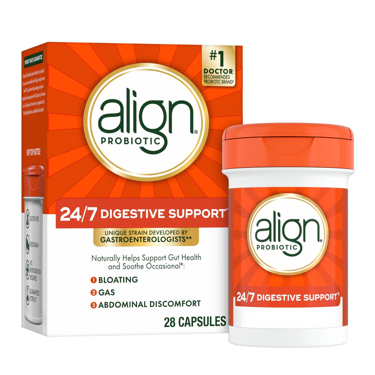 Align Probiotic 24/7 Digestive Support – Probiotics for Digestive Health (28 Caps)