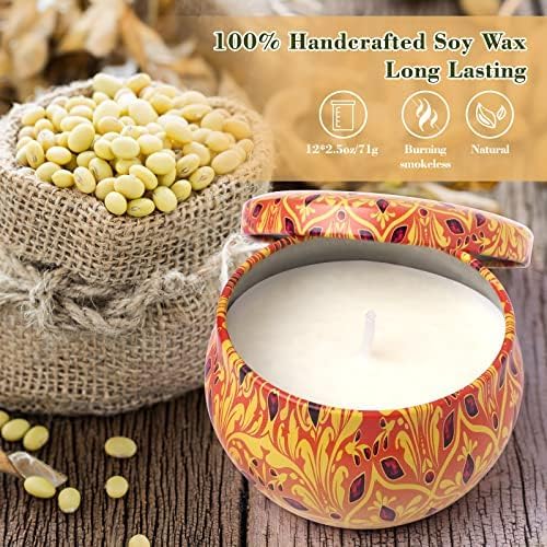 Alikiai Scented Candles for Women – 12 Pack Soy Wax Gift Set