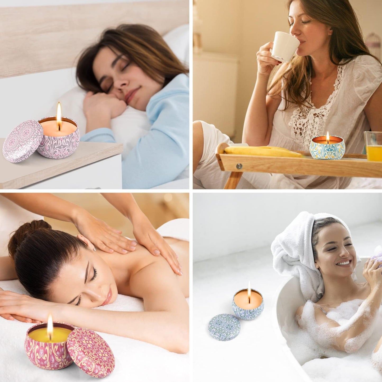 Alikiai Scented Candles for Women – 12 Pack Soy Wax Gift Set