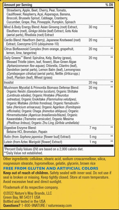 Alive! Once Daily Men's 50+ Ultra Potency Multivitamin – 60 Tablets | Nature's Way