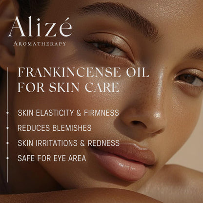 Alizé Aromatherapy Frankincense Essential Oil – 100% Pure & Natural, 10ml (0.33 fl oz)