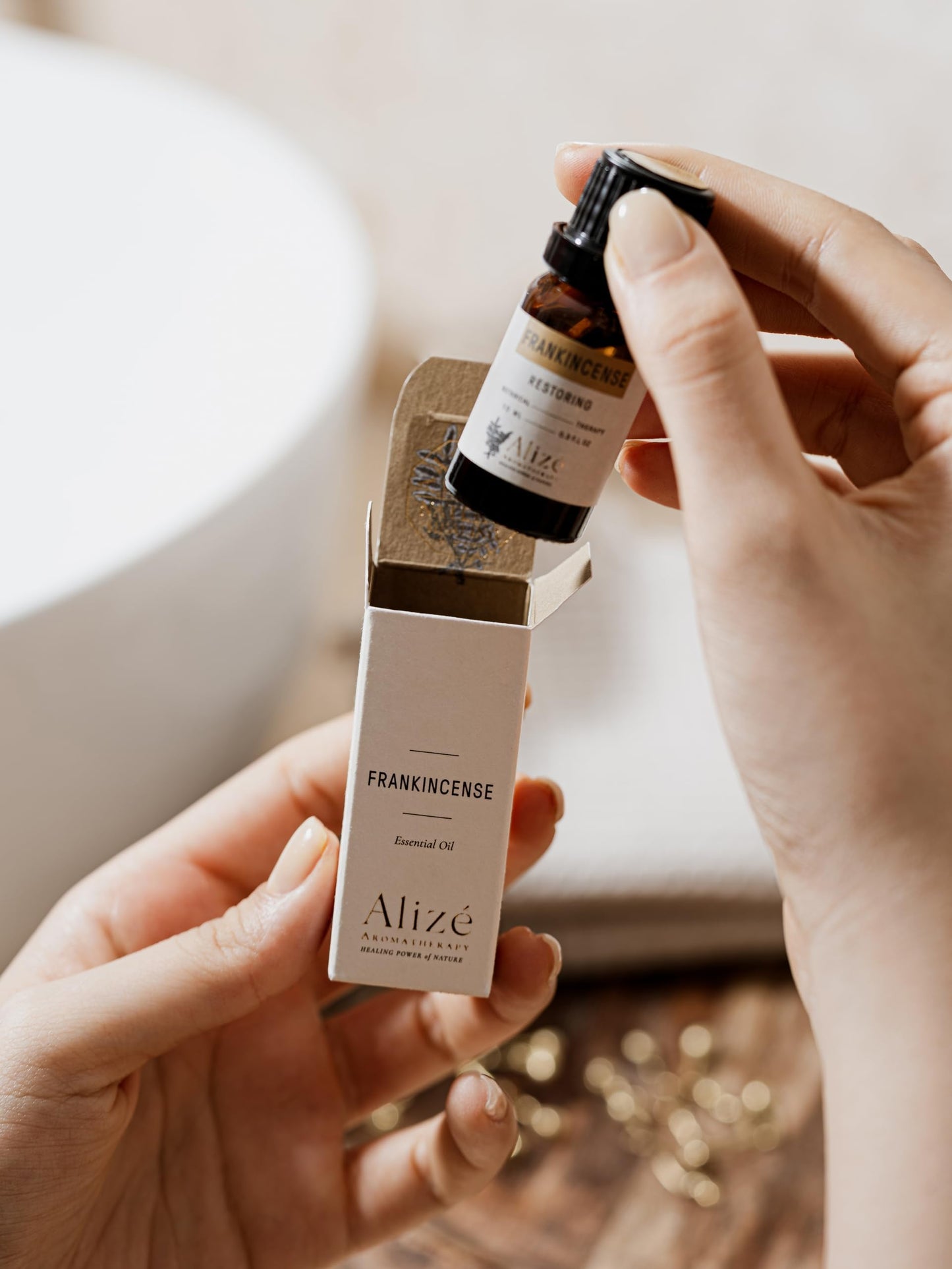 Alizé Aromatherapy Frankincense Essential Oil – 100% Pure & Natural, 10ml (0.33 fl oz)