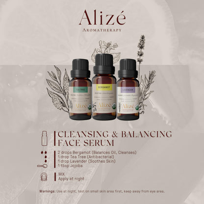 Alizé Bergamot Essential Oil – USDA Organic, 100% Pure & Natural, 10ml