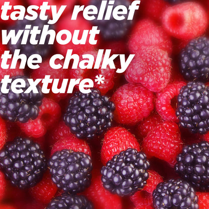 Alka-Seltzer Fizzy Melts – No-Water On-The-Go Antacid Tablets, Berry Flavor, 16ct