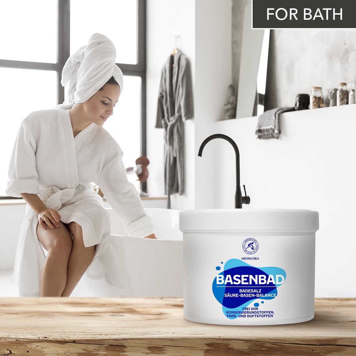 Alkaline Bath 500g - Mineral Bath Salts for Detox and Relaxation