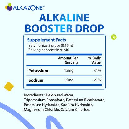 ALKAZONE Alkaline Booster Drop 1.25 oz (2 Packs) – Make Your Own Alkaline Water