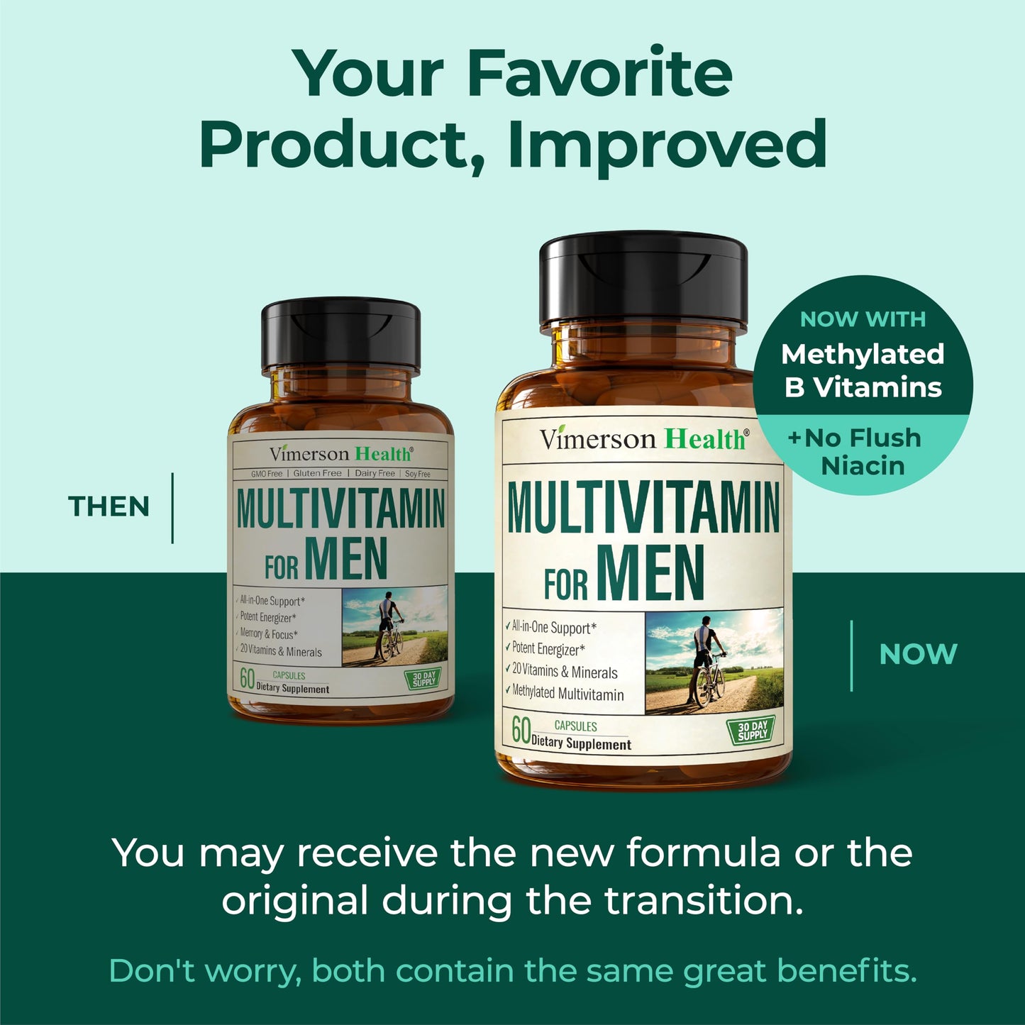 Multivitamin for Men – Methylated Mens Multivitamins & Multiminerals Capsules | High Potency, Bioavailable Vitamins